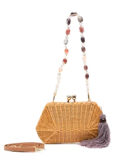 Donna SERPUI Clutch Blanca Con Perline -Femminile Moda Negozio 20599840 50666273 1000