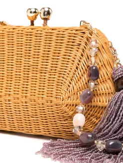 Donna SERPUI Clutch Blanca Con Perline -Femminile Moda Negozio 20599840 50666286 1000