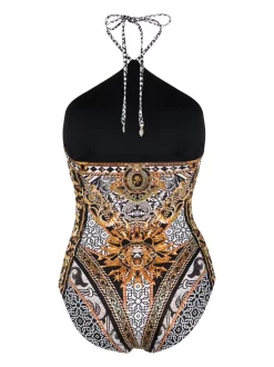 Donna Camilla Costume Intero Con Stampa Grafica 6 Donna Camilla Costume Intero Con Stampa Grafica -Femminile Moda Negozio 20614500 50744427 1000