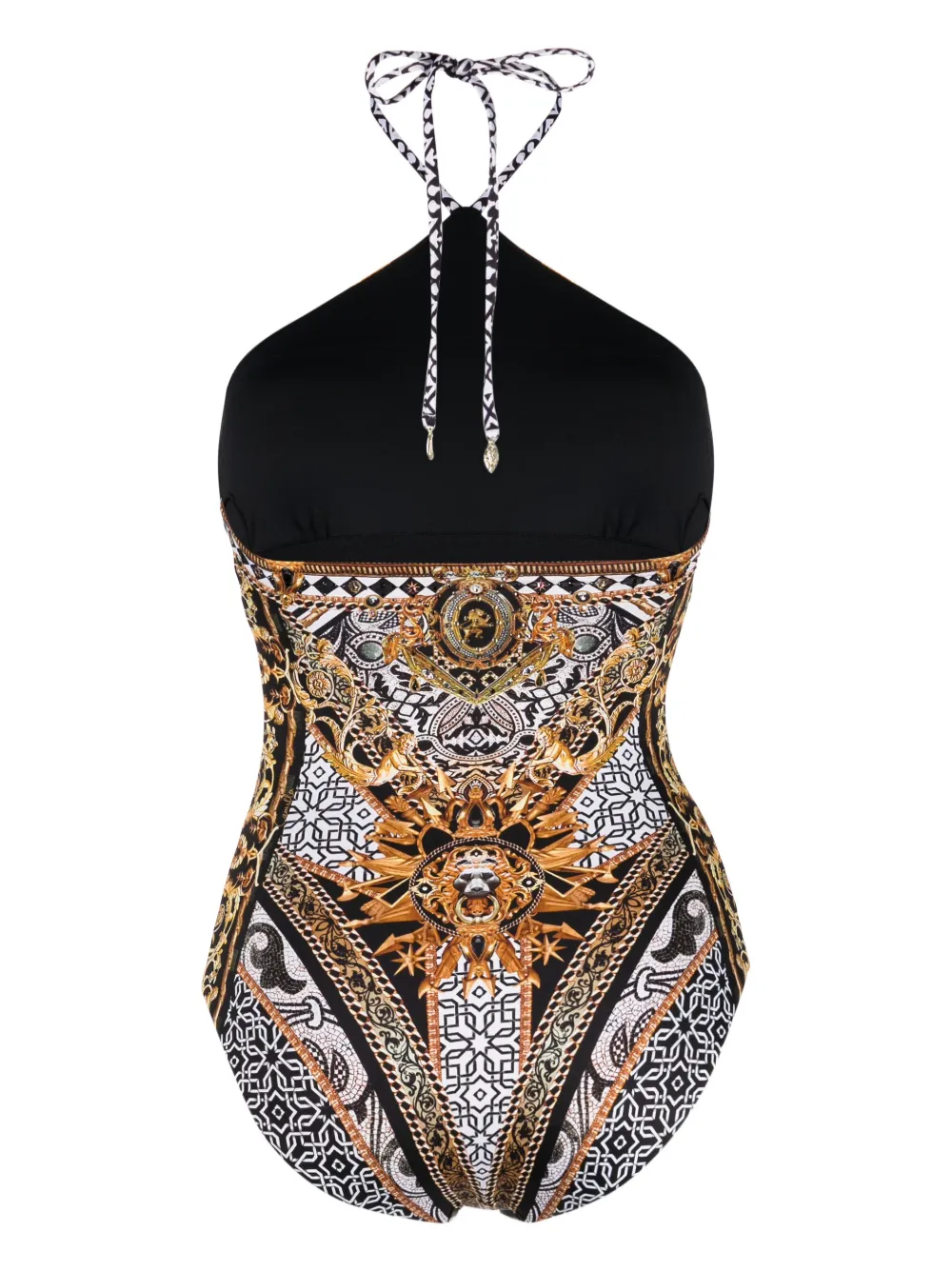 Donna Camilla Costume Intero Con Stampa Grafica 4 Donna Camilla Costume Intero Con Stampa Grafica - immagine 2