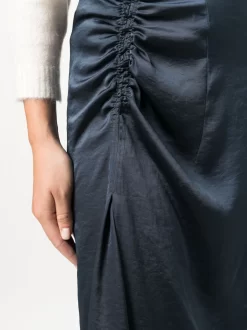 Donna Luisa Cerano Gonna Midi Con Ruches Asimmetrica -Femminile Moda Negozio 20615665 50640026 1000