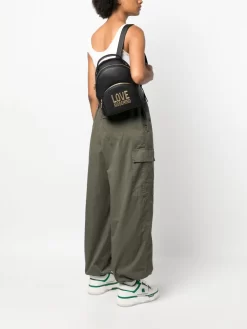 Donna Love Moschino Zaino Con Placca Logo -Femminile Moda Negozio 20615689 50613906 1000