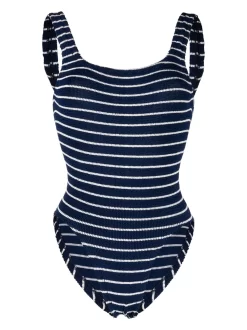 Donna Hunza G Costume Intero A Righe