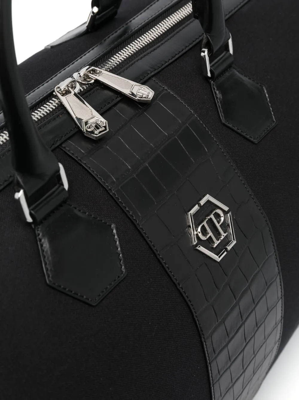 Donna Philipp Plein Borsone Con Effetto Coccodrillo 5 Donna Philipp Plein Borsone Con Effetto Coccodrillo - immagine 3