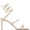 Donna René Caovilla Sandali Cleo Con Strass 80mm
