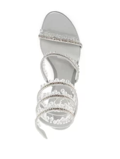 Donna René Caovilla Sandali Chandelier Con Cristalli 80mm -Femminile Moda Negozio 20696263 50697003 1000