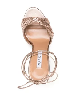 Donna Aquazzura Sandali Con Decorazione 110mm -Femminile Moda Negozio 20702019 50693902 1000