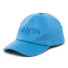 Donna Lanvin Logo-embroidered Wool-cashmere Cap