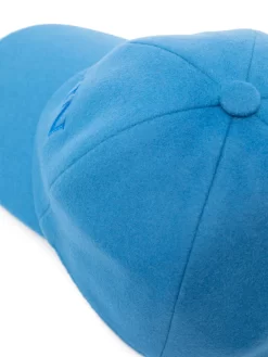 Donna Lanvin Logo-embroidered Wool-cashmere Cap -Femminile Moda Negozio 20714662 50775792 1000