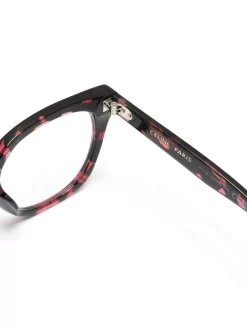 Donna Celine Eyewear Occhiali Da Sole Squadrati Con Effetto Tartarugato -Femminile Moda Negozio 20716757 50772057 1000