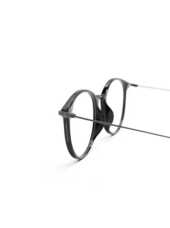 Donna Linda Farrow Occhiali Tondi Gray -Femminile Moda Negozio 20756879 50747074 1000