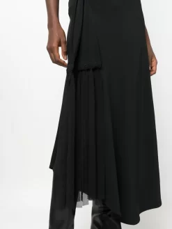 Donna Erika Cavallini Gonna Asimmetrica Con Frange -Femminile Moda Negozio 20789955 50725217 1000