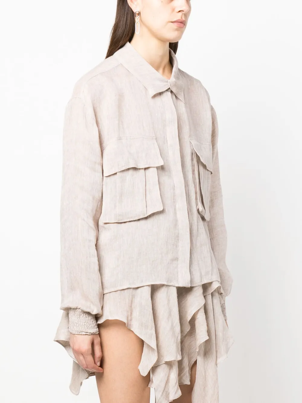 Donna PNK Camicia Con Tasche 5 Donna PNK Camicia Con Tasche - immagine 3