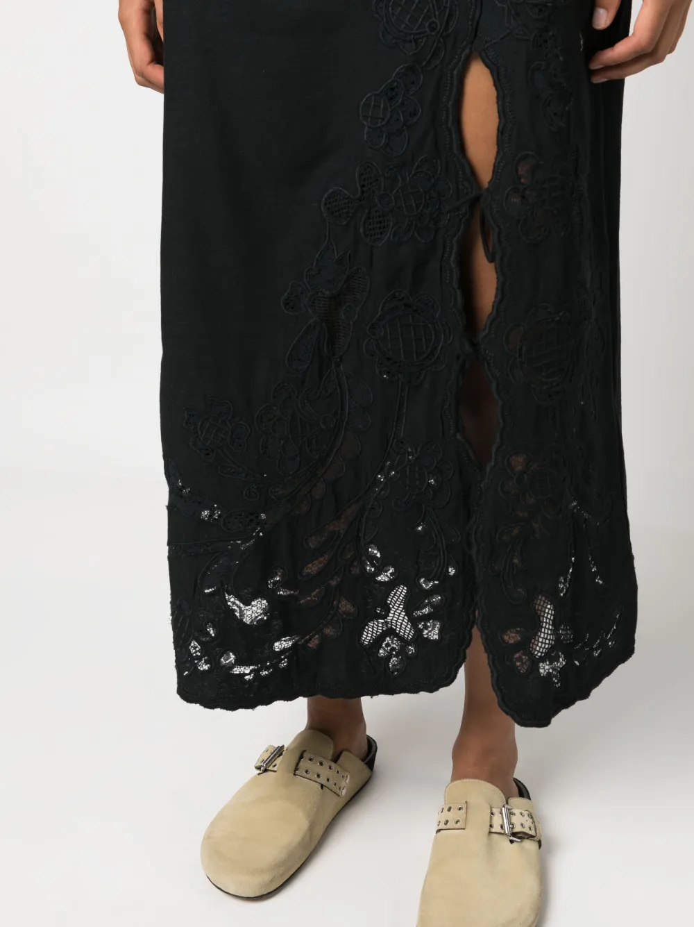 Donna Sea Gonna Midi In Pizzo A Fiori 7 Donna Sea Gonna Midi In Pizzo A Fiori - immagine 5