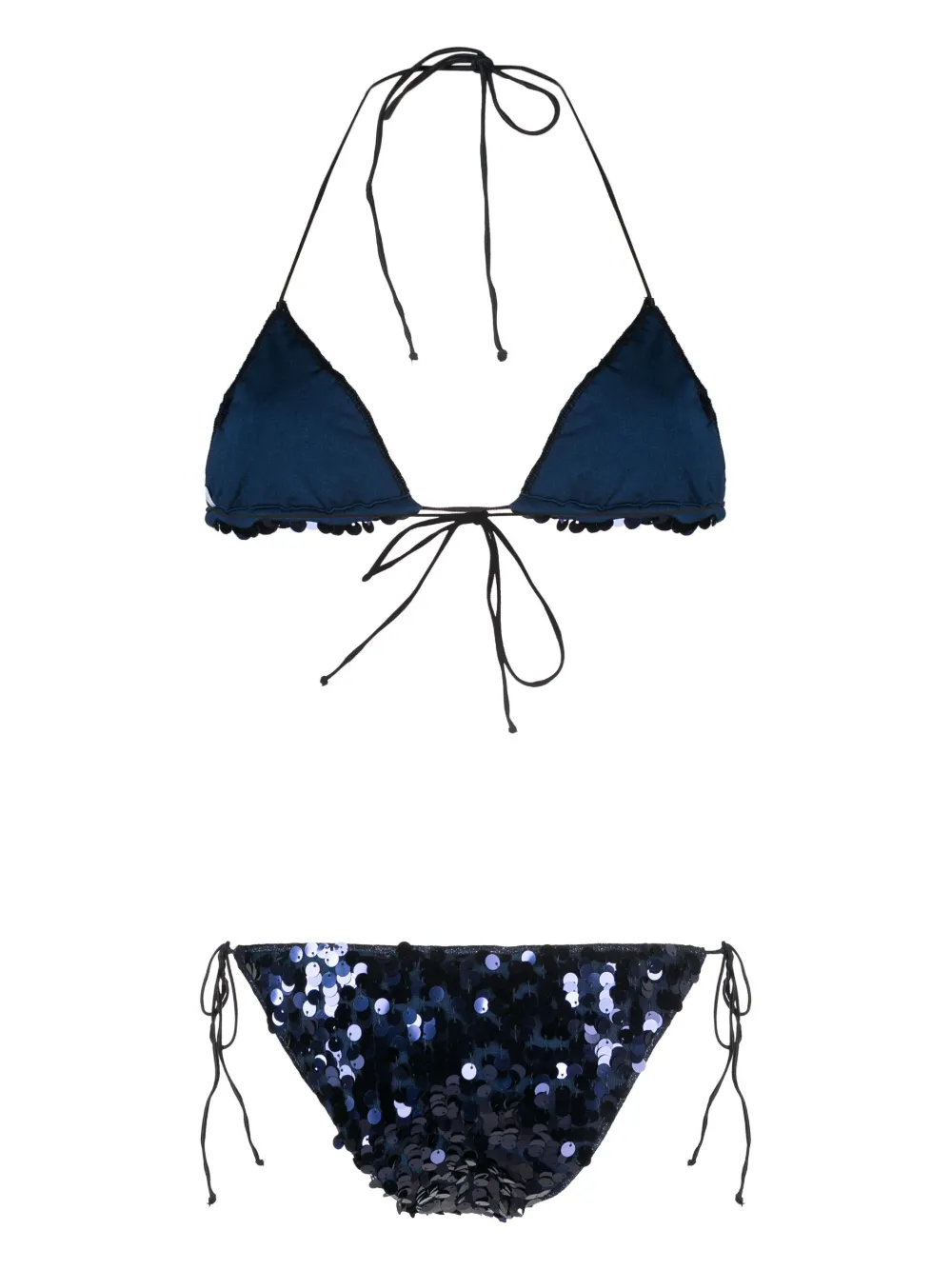 OSEREE Donna Oséree Bikini A Triangolo Con Decorazione Di Paillettes 4 OSEREE Donna Oséree Bikini A Triangolo Con Decorazione Di Paillettes - immagine 2