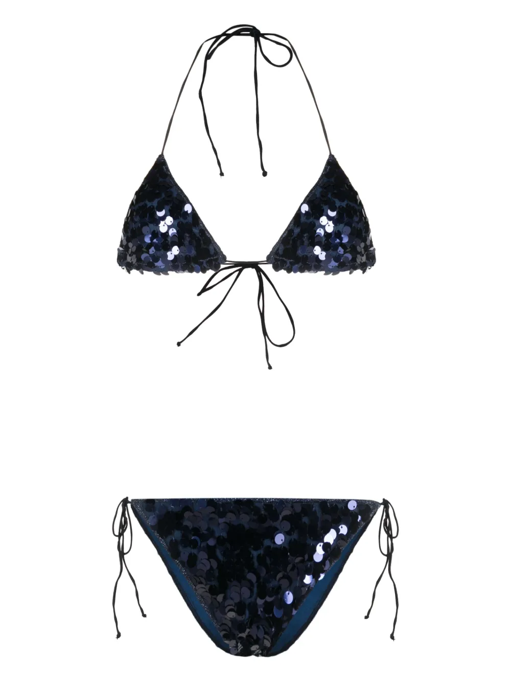 OSEREE Donna Oséree Bikini A Triangolo Con Decorazione Di Paillettes 3 OSEREE Donna Oséree Bikini A Triangolo Con Decorazione Di Paillettes