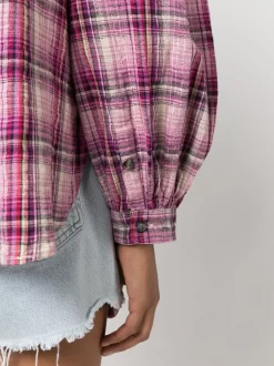 Donna MARANT ÉTOILE Camicia A Quadri -Femminile Moda Negozio 20842043 50773134 1000