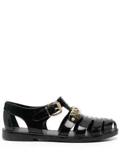 Donna Moschino Logo-plaque Caged Sandals