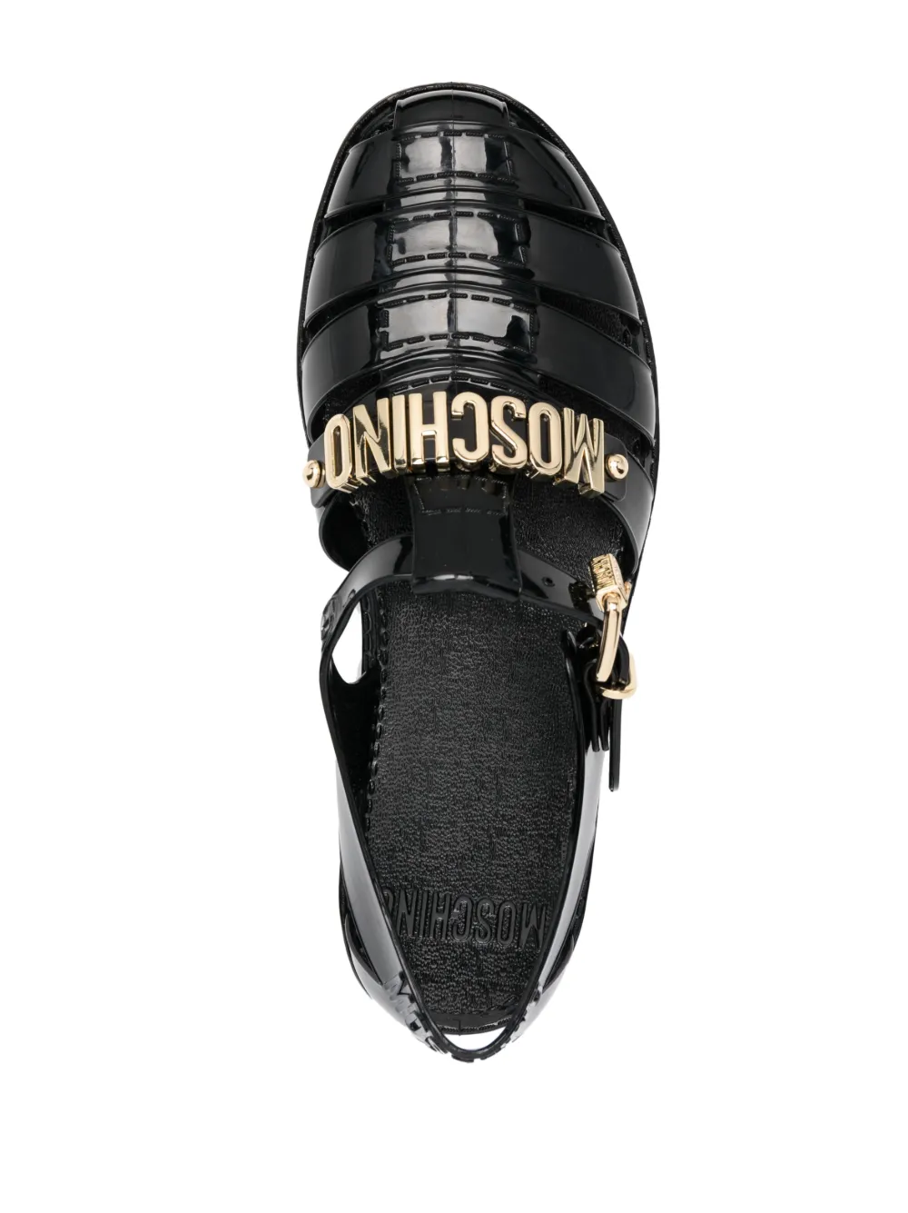 Donna Moschino Logo-plaque Caged Sandals 6 Donna Moschino Logo-plaque Caged Sandals - immagine 4