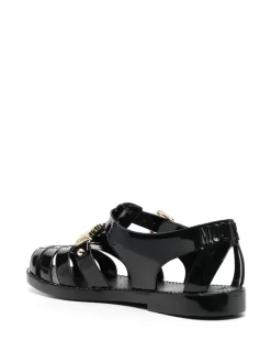 Donna Moschino Logo-plaque Caged Sandals 8 Donna Moschino Logo-plaque Caged Sandals -Femminile Moda Negozio 20845826 50779120 1000