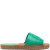 Donna Dolce & Gabbana DG Logo-embossed Flat Sandals