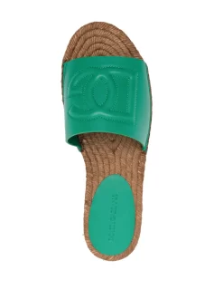 Donna Dolce & Gabbana DG Logo-embossed Flat Sandals -Femminile Moda Negozio 20857235 50796034 1000