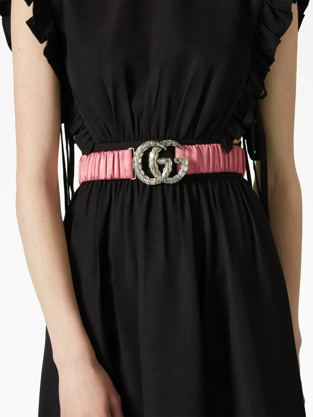 Donna Gucci Cintura Con Decorazione GG Marmont 6 Donna Gucci Cintura Con Decorazione GG Marmont - immagine 4