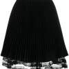 Donna Ermanno Scervino Lace-trim High-waist Skirt