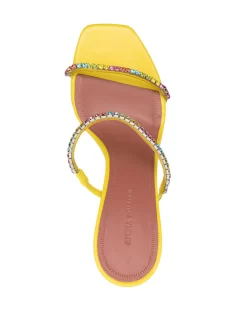 Donna Amina Muaddi Sandali Gilda 95 Con Cristalli -Femminile Moda Negozio 20864474 50794074 1000