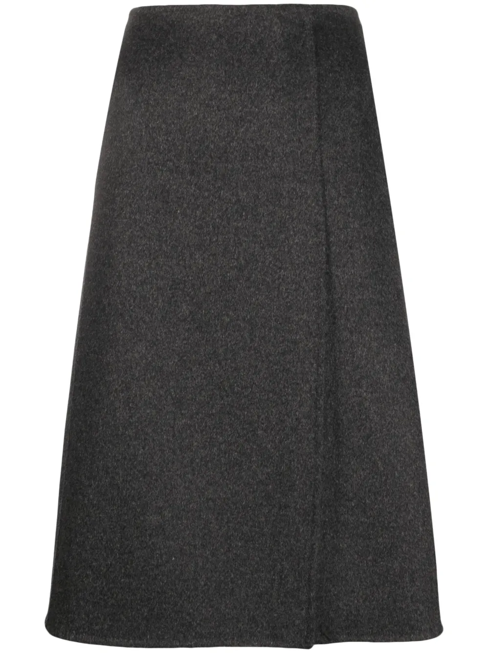 Donna P.A.R.O.S.H. Side-slit Wool Midi Skirt 3 Donna P.A.R.O.S.H. Side-slit Wool Midi Skirt