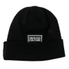 Donna Versace Jeans Couture Logo-patch Turn-up Brim Beanie